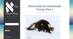 Desktop Screenshot of alephblog.com