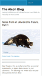 Mobile Screenshot of alephblog.com